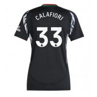 Arsenal Riccardo Calafiori #33 Replica Away Shirt Ladies 2024-25 Short Sleeve